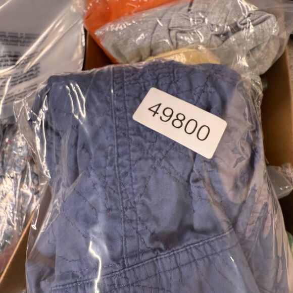 Coldwater Creek Jacket Women 16 Blue Full Zip Embroidered Cotton Long Sleeve - Picture 7 of 7